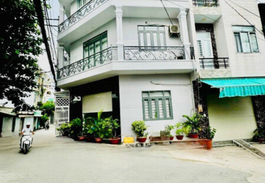 Bán căn góc 2 Mặt Tiền hẻm xe tải, tiền KDMB hoặc làm văn phòng công ty đường Huỳnh Tấn Phát, Thị Trấn Nhà Bè 