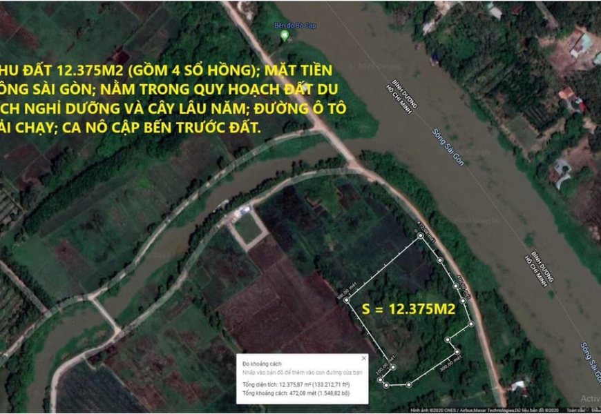 BÁN ĐẤT GIÁ RẺ VIEW SÔNG SÀI GÒN