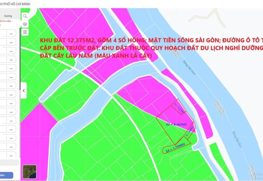 BÁN ĐẤT GIÁ RẺ VIEW SÔNG SÀI GÒN