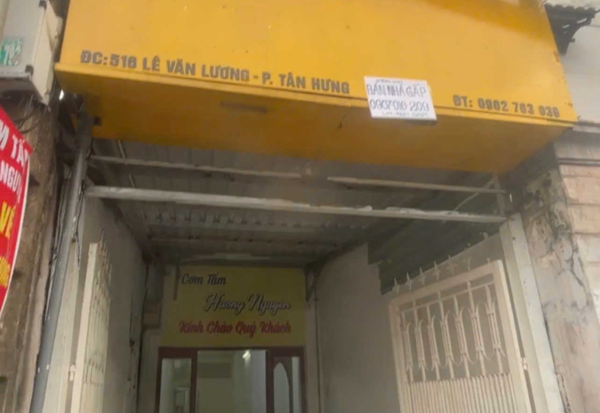 BÁN mặt tiền Lê Văn Lương, Tân Hưng- q7