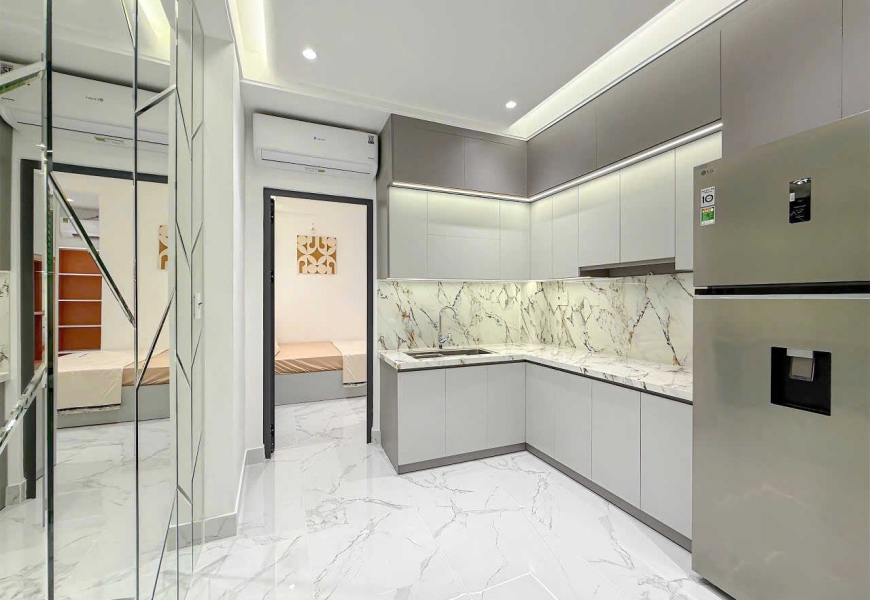 Bán Nhà Mới 2 Lầu Sân Thượng Trước Hẻm 803/14 Huỳnh Tấn Phát Quận 7 - 5Tỷ700 