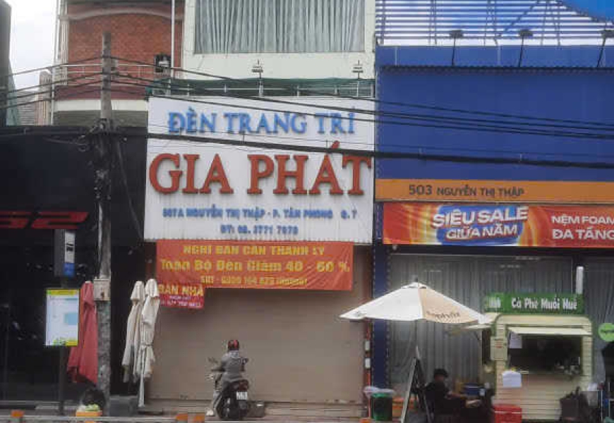 Bán Nhà Mặt Tiền Đường Nguyễn Thị Thập. Khu Tân Quy Đông. P.Tân Phong.Quận 7