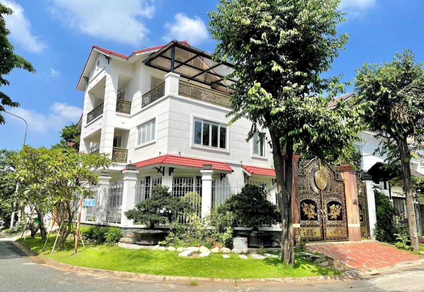 Giảm 10 tỷ..Giá mới 48 tỷ BIỆT THỰ ĐƠN LẬP COMPOUND NAM PHÚ Q.7 LÔ GÓC 2 MẶT TIỀN – VIEW SÔNG – BẾN DU THUYỀN