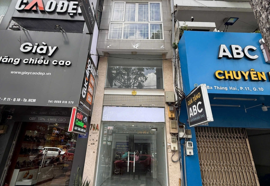 Nhà mặt tiền tại 79A Ba Tháng Hai, P.10, Q.10, TP.HCM