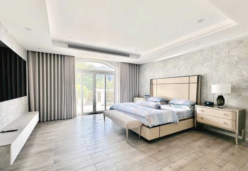CHO THUÊ QUẬN 7 BIỆT THỰ CITYLAND RIVERSIDE FULL NỘI THẤT CAO CẤP VIEW SÔNG KHU COMPOUND BẢO VỆ 24/7 THANG MÁY 