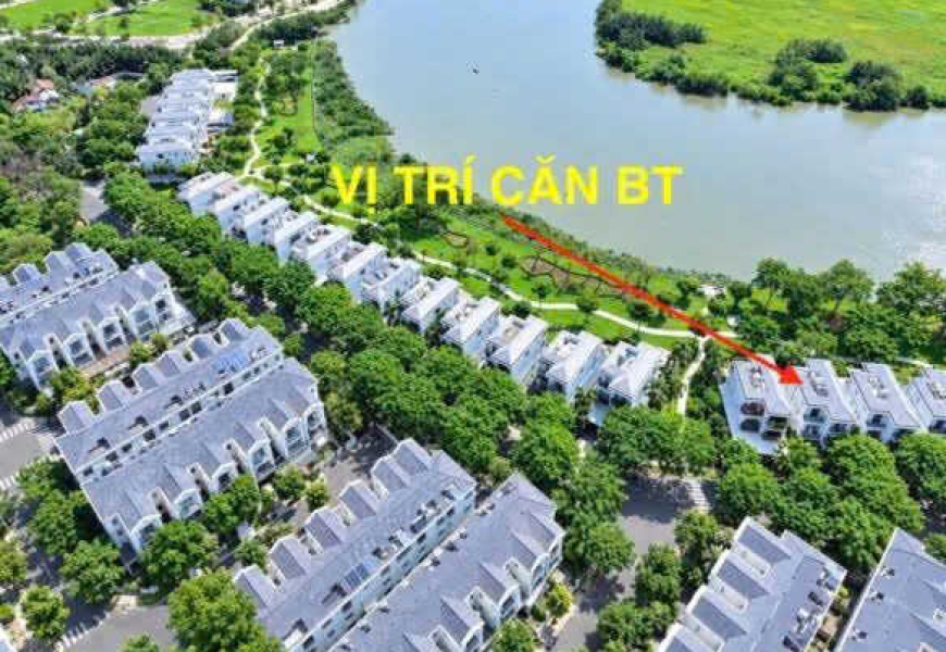 Khu compoud..Mặt Sông hiếm bán..View Đẹp..276m..Giá 40 tỷ TL Biệt thự đơn lập liền kề sông lớn của Nine South,không gian phía sông thoáng và tách biệt với các dãy nhà phố bên trong. Đây cũng là nhóm biệt thự có khuôn đất lớn của dự án