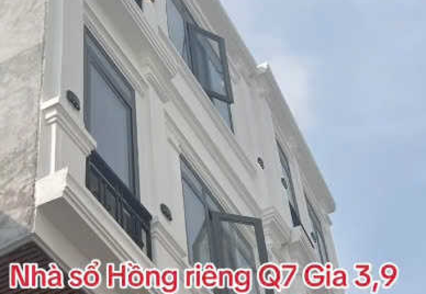 NHÀ MỚI ĐÓN TẾT BÁN NHÀ 4 TẦNG QUẬN 7