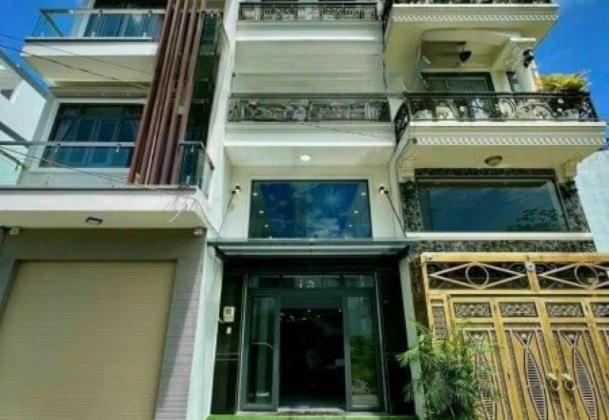 BÁN NHÀ MỚI ĐẸP THIẾT KẾ HIỆN ĐẠI ĐƯỜNG NHỰA 8M HUỲNH TẤN PHÁT P.PHÚ THUẬN - ĐƯỜNG THÔNG CẠNH KHU PHỨC HỢP LACASA QUẬN 7