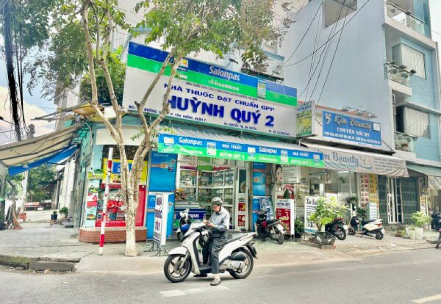 Bán căn góc mặt tiền đường số kinh doanh gần chợ Tân Quy quận 7