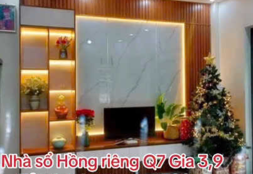 NHÀ MỚI ĐÓN TẾT BÁN NHÀ 4 TẦNG QUẬN 7