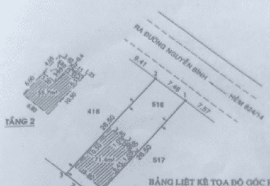 Nhà bán trục chính khu tái định cư 2 ha Nhơn Đức nhà bè , ngay trường học Lê Lợi