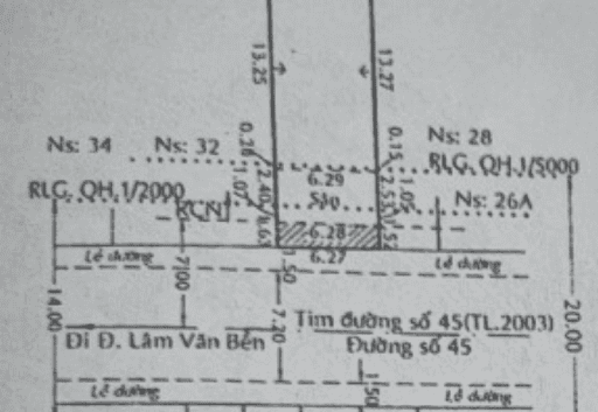 Bán gấp nhà mặt tiền đường số 14m khu đường Lâm Văn Bền, Q7