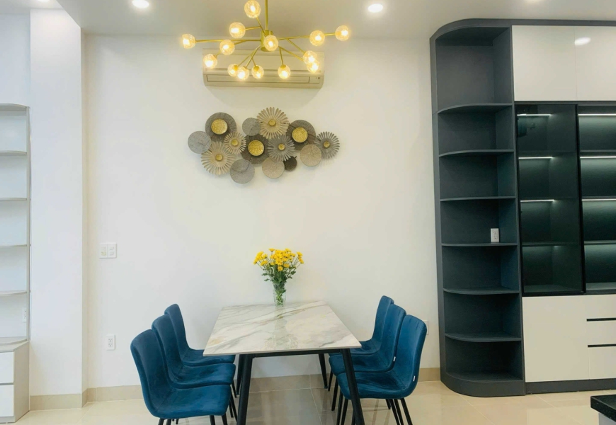 Cần cho Thuê nhà mới, full nội thất, đường Lê Thị Chợ, Phú Thuận, Q7