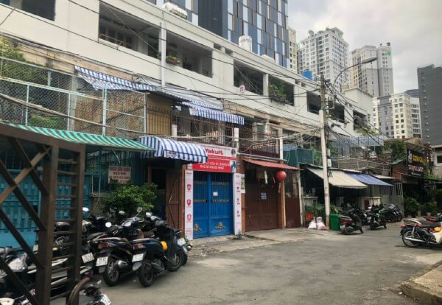 BÁN NHÀ CƯ XÁ NGÂN HÀNG MẶT TIỀN ĐOÀN VĂN BƠ, TIỆN KINH DOANH MUA BÁN HOẶC MỞ VĂN PHÒNG KẾT HỢP Ở