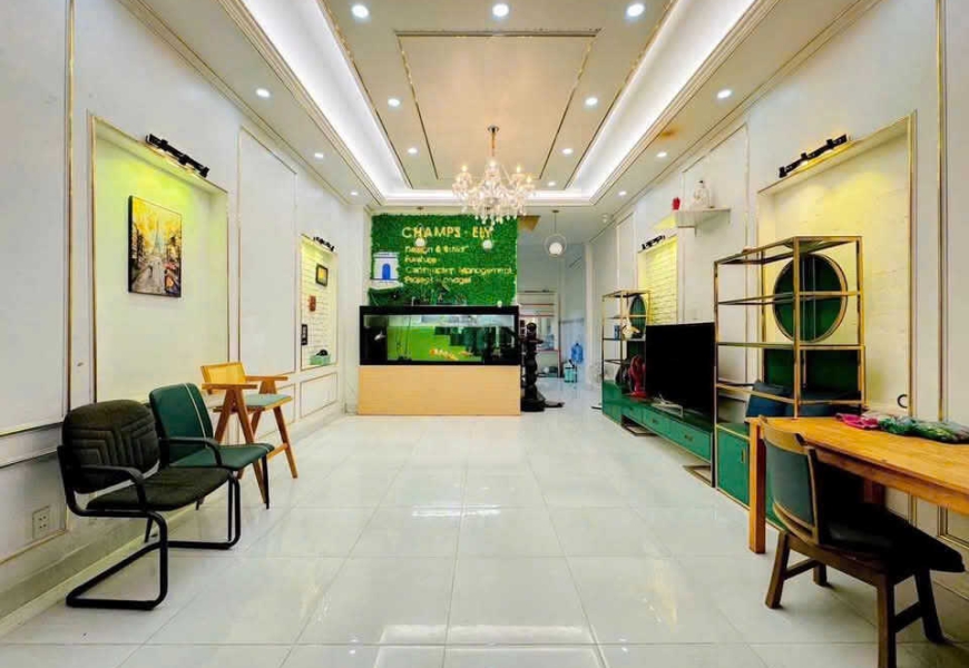 CHO THUÊ NHÀ NGUYÊN CĂN MẶT TIỀN HẺM XE HƠI – VỪA Ở VỪA KINH DOANH – KHU LACASA, HOÀNG QUỐC VIỆT