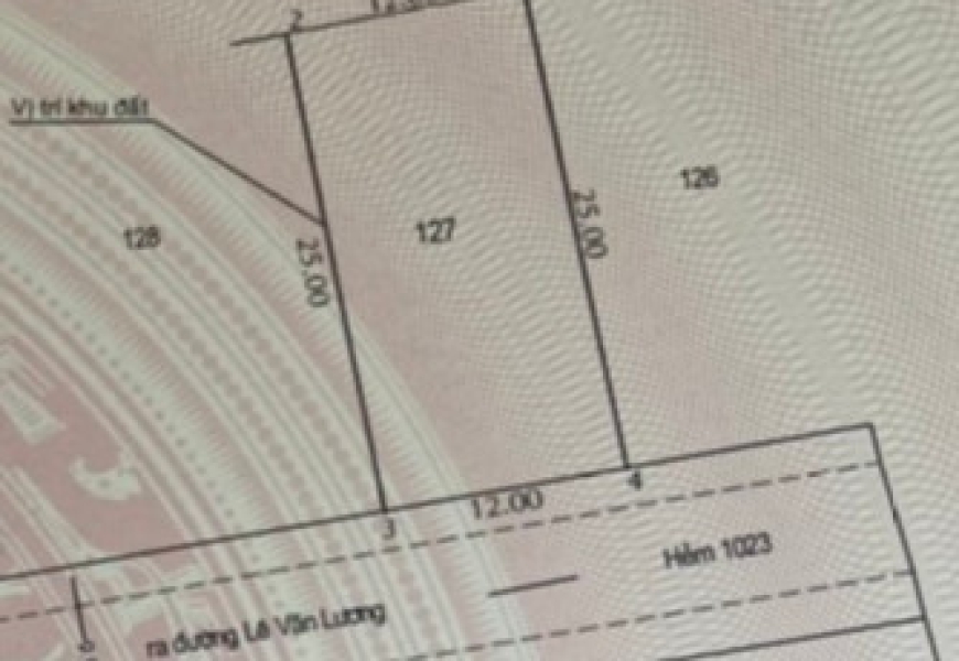 BÁN ĐẤT HXH 1023 LÊ VĂN LƯƠNG, PHƯỚC KIỂNG, NHÀ BÈ
