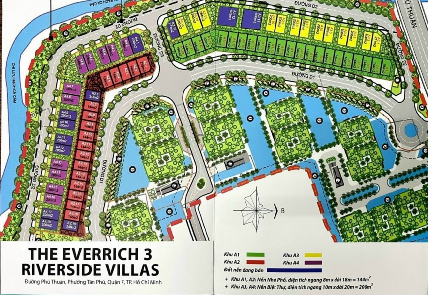 BÁN LÔ GÓC KHU THE EVERICH 3 PHÚ MỸ HƯNG Q7