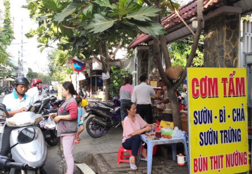 CHO THUÊ NHÀ MẶT TIỀN ĐƯỜNG SỐ 1 CHỢ TÂN MỸ QUẬN 7 - 16TR/THÁNG