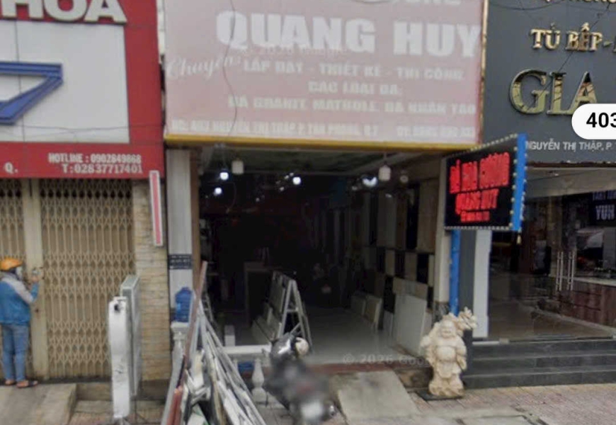 Cho Thuê Nhà Mặt Tiền Đường Nguyễn Thị Thập P.Tân Phong Quận 7, Vị trí nằm kế Bên Siêu Thị Lottemat