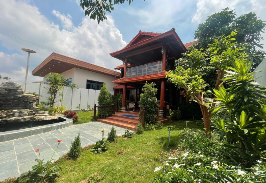 0909227199 Cần Bán lỗ căn VILLA Gỗ giá tốt.Nhà Ở Tiền Giang, Gò Công Đông