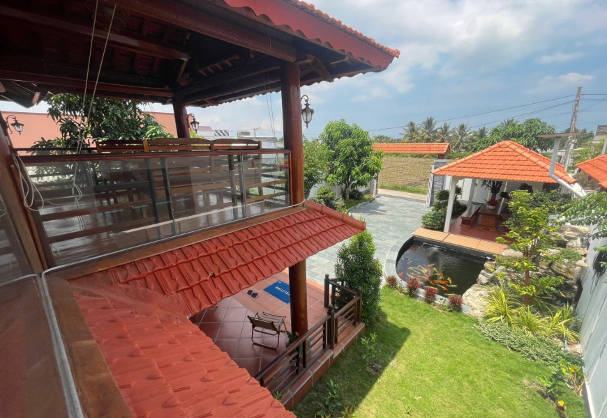0909227199 Cần Bán lỗ căn VILLA Gỗ giá tốt.Nhà Ở Tiền Giang, Gò Công Đông