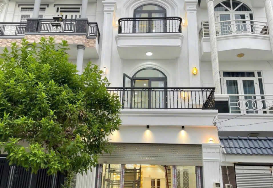 Bán Phố KDC Đồng Bộ Đường 10m Huỳnh Tấn Phát, Thị Trấn Nhà Bè - Full Nội Thất - Xe Hơ đạu trong nhà.