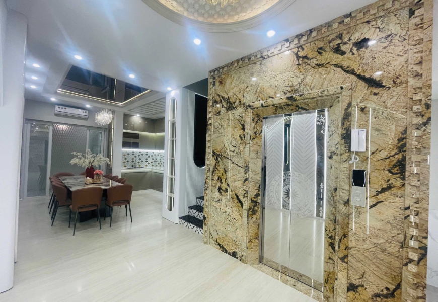 BÁN CĂN NHÀ 5 TẦNG VỪA MỚI HOÀN THIỆN PHẠM HỮU LẦU, P. PHÚ MỸ, Q7
