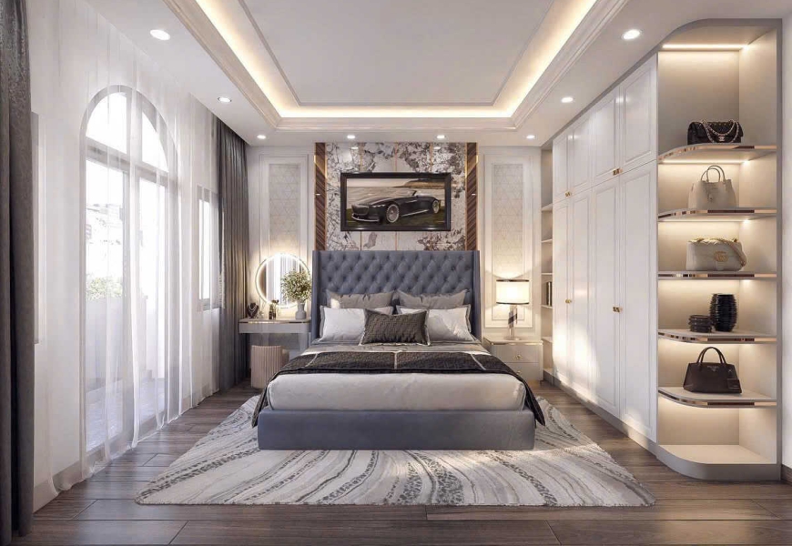 NHÀ PHỐ 4 TẦNG FULL NỘI THẤT CAO CẤP MỚI HOÀN THIỆN HXH ĐƯỜNG LÝ PHỤC MAN QUẬN 7