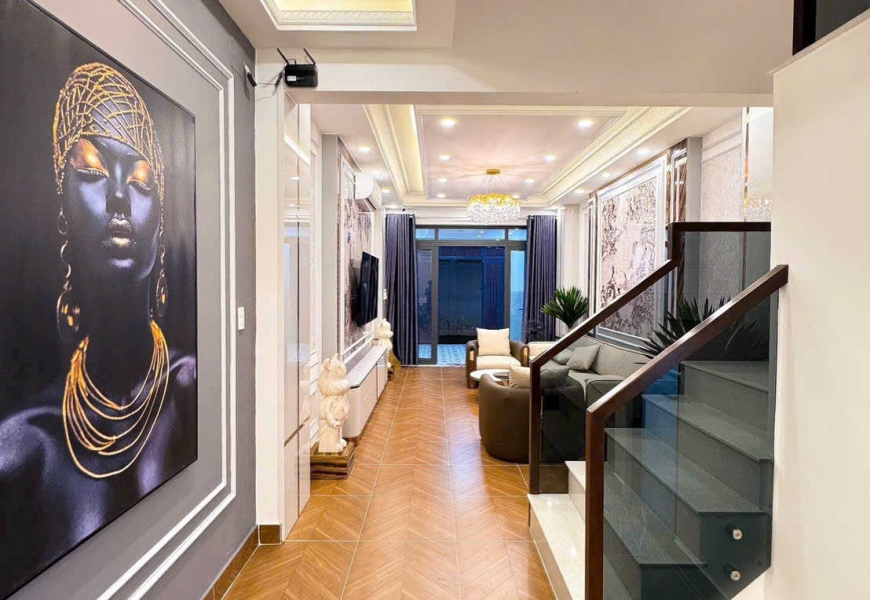 NHÀ PHỐ 4 TẦNG FULL NỘI THẤT CAO CẤP MỚI HOÀN THIỆN HXH ĐƯỜNG LÝ PHỤC MAN QUẬN 7