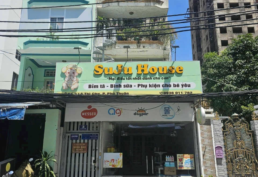 0909227199 Bán nhà mặt tiền kinh doanh Lê Thị Chợ Q7 sát đường Huỳnh Tấn Phát 