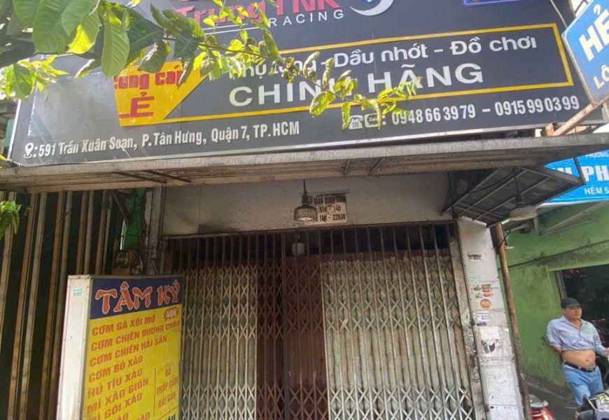 Bán nhà MT trần xuân soạn Q7