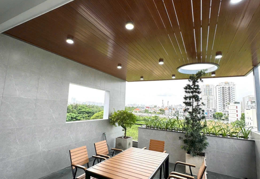 Bán Nhà Phố Hiện Đại KDC Phạm Hữu Lầu, Quận 7 , nhà có  thang máy thông từng tầng , view chill chill rất đẹp