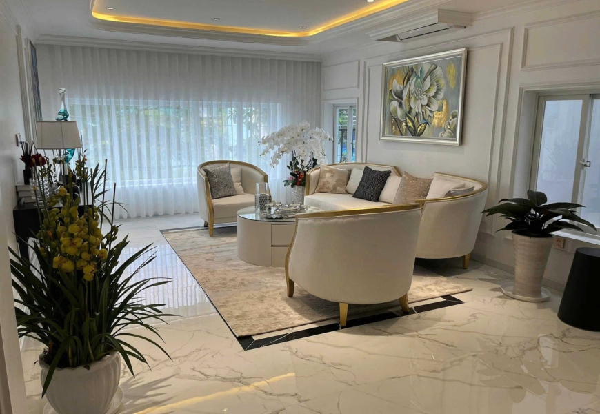 0909227199 Biệt thự MT Trần Thị Liền- Khu Làng Đại Học ACB Gần Trường Tôn Đức Thắng Lotte Q7