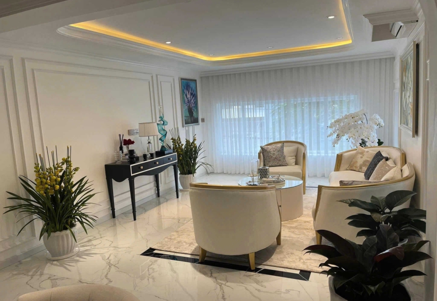 0909227199 Biệt thự MT Trần Thị Liền- Khu Làng Đại Học ACB Gần Trường Tôn Đức Thắng Lotte Q7