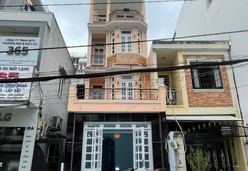 BÁN NHÀ MẶT TIỀN KINH DOANH ĐƯỜNG PHAN HUY THỰC, P.TÂN KIỂNG, Q7