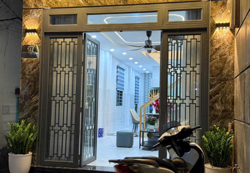 0909227199 NHÀ ĐẸP – HẺM CHỢ  TÂN QUY Q7 – FULL NỘI THẤT –GIÁ 6,6 TỶ