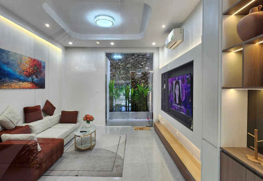 Nhà Mới Hoàn Thiện Khu VIP CƯ XÁ NGÂN HÀNG Quận 7 - Lâm Văn Bền