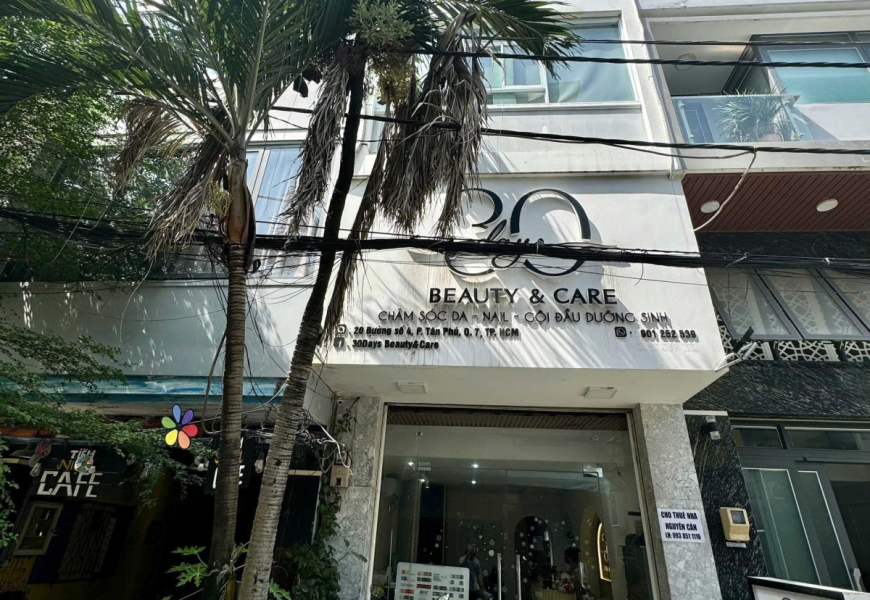 Cho thuê nhà nguyên mặt tiền đường số chợ Tân mỹ, p.tân Phú, Q7