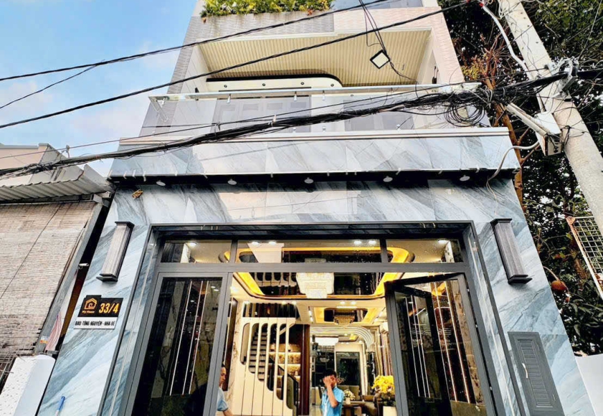 SIÊU PHẨM ĐÃ HOÀN THIỆN CÓ THANG MÁY THỊ TRẤN NHÀ BÈ - CÁCH MT ĐƯỜNG 50M