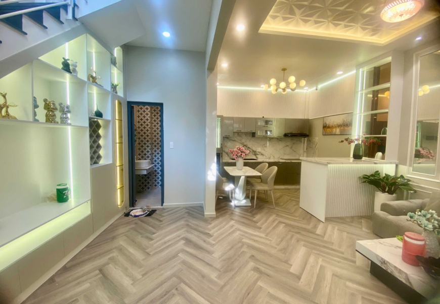 BÁN NHÀ HẺM 3M CÁCH ĐƯỜNG TRẦN VĂN KHÁNH Q7 (15m) thông chợ Tân Thuận