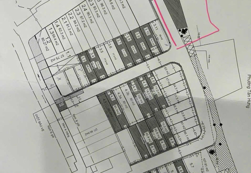 Bán đất góc 2MT đường 12m và 6m khu kiều đàm,p Tân Hưng Q7