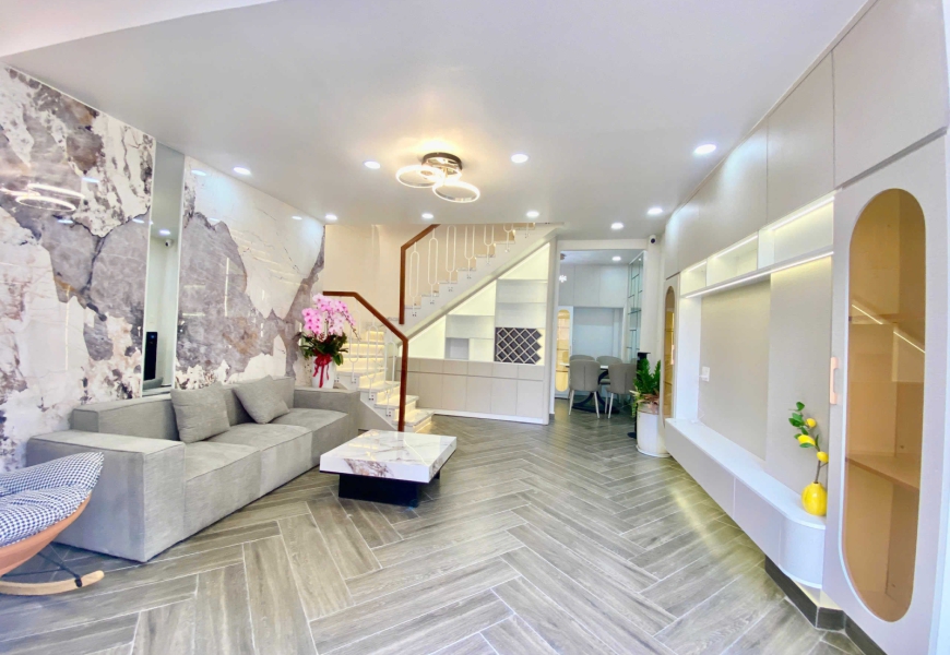 BÁN NHÀ XÂY MỚI SỔ RIÊNG MẶT TIỀN HẺM 3M (Tiện mua bán kinh doanh tất cả ngành nghề khu dân cư hiện hữu)