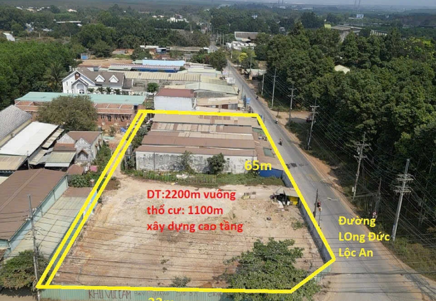 Bán đất góc 2MT đường DT 769,xã Long thành, gần sân bay Long thành