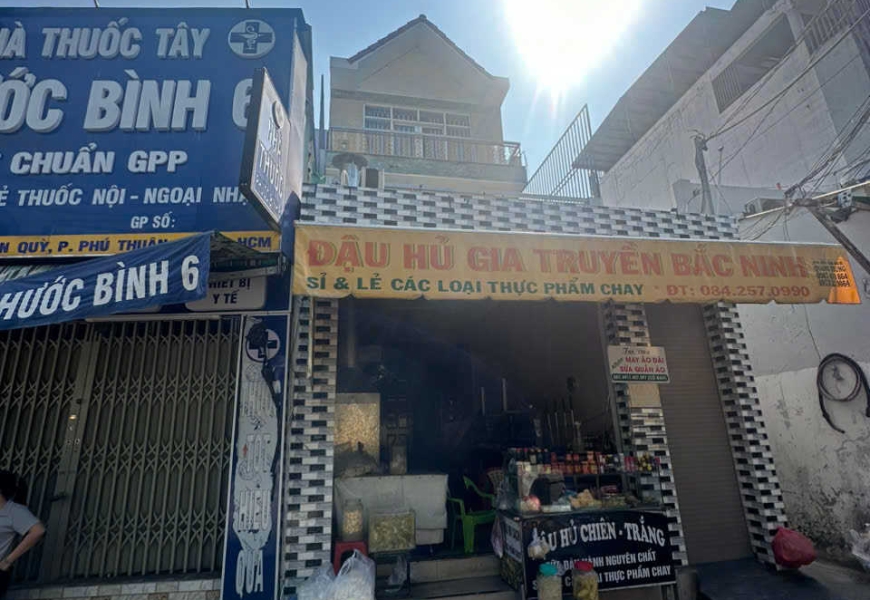 BÁN NHÀ MẶT TIỀN HẺM 160 Nguyễn Văn Quỳ,hẻm kinh doanh