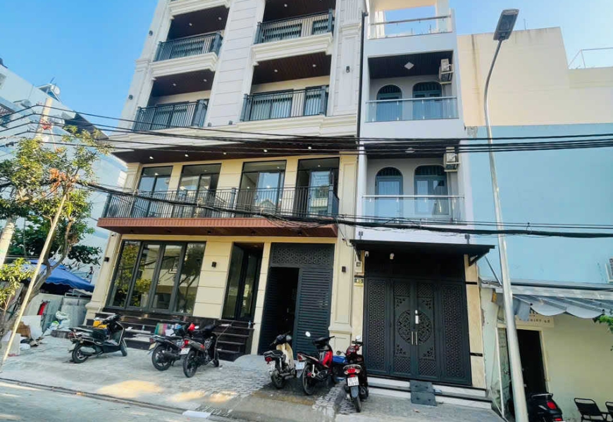 Bán tòa chdv xây mới 100% MT đường số p Tân Hưng