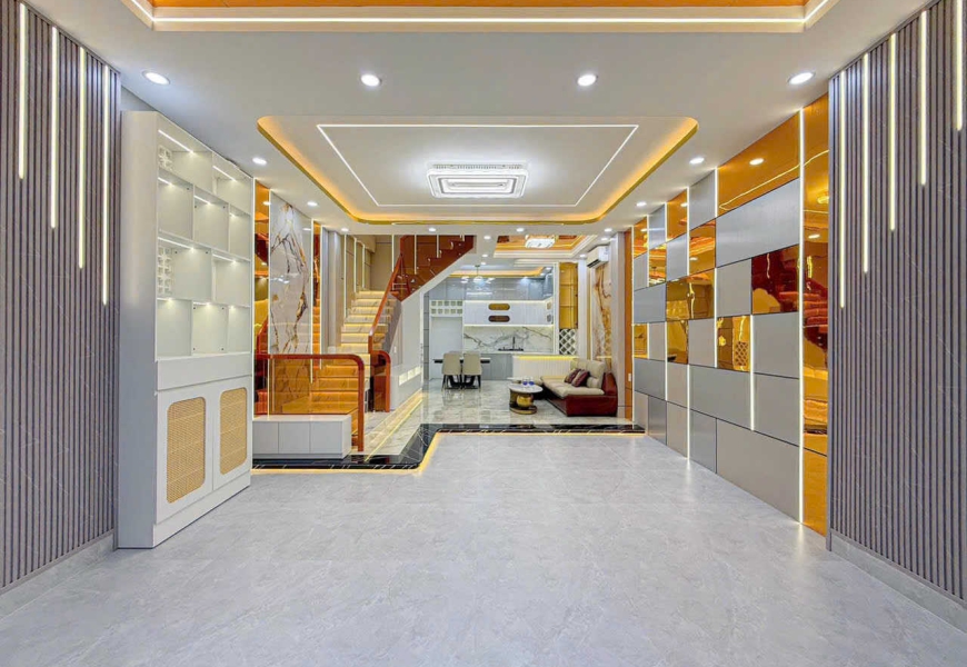 Hot hot siêu phẩm vừa hoàn thiện Bán Nhà Hẻm Xe Hơi Đường Gò Ô Môi, Quận 7 - Xe Hơi Đậu Trong Nhà - Cạnh Phú Mỹ Hưng