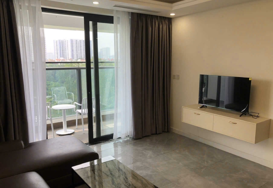 CHO THUÊ/ BÁN Căn góc 2 MT,  view sông Sàigòn, dự án Mũi đèn đỏ. Vị trí B02-08 Khu chung cư cao cấp Noble Crystal Riverside P. Phú thuận Q.7.