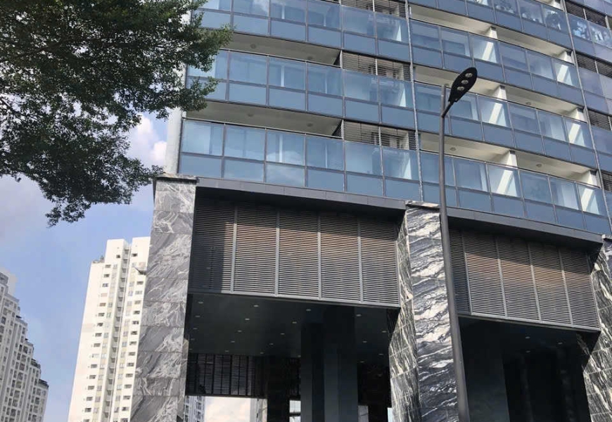 CHO THUÊ/ BÁN Căn góc 2 MT,  view sông Sàigòn, dự án Mũi đèn đỏ. Vị trí B02-08 Khu chung cư cao cấp Noble Crystal Riverside P. Phú thuận Q.7.