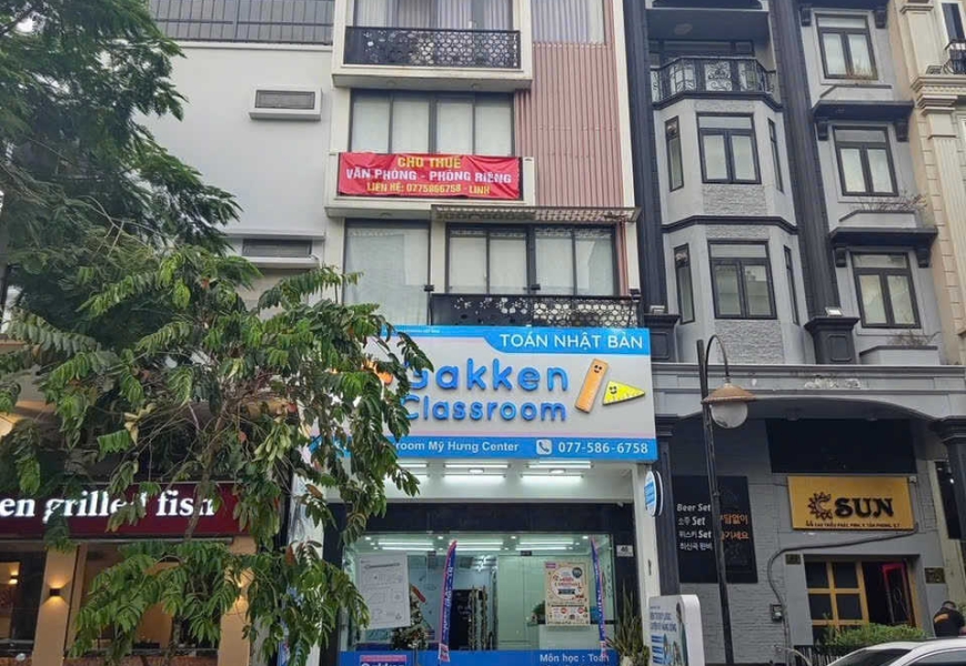 Cho Thuê Nhà Mặt Tiền Cao Triều Phát, Khu Phú Mỹ Hưng  Phường  Tân Phong.Quận 7