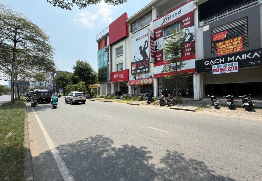 Cho Thuê nhà mặt tiền  Nguyễn văn linh, phú Mỹ hưng 